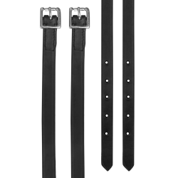 Correas de espuelas Waldhausen de cuero Negro