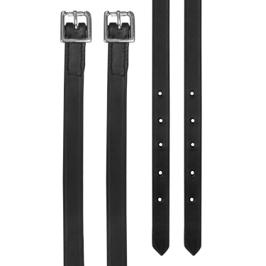 Correas de espuelas Waldhausen de cuero Negro