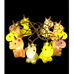 Guirnalda LED infantil unicornio Waldhausen