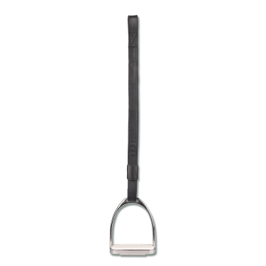 Estribo Waldhausen de cuero Negro