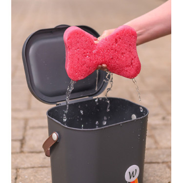 Esponja de limpieza para caballo Waldhausen rosa