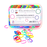 Elásticos Waldhausen extragrandes para trenzar multicolores caja Multicolor