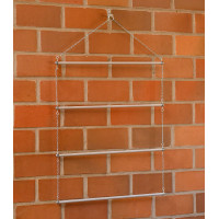 Escalera para mantas Waldhausen de metal Metal Plata