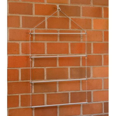 Escalera para mantas Waldhausen de metal Metal Plata