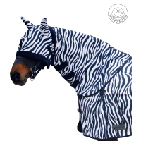 Cubrecuellos antimoscas Waldhausen Zebra Negro / blanco