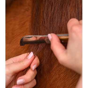Cuchilla plegable para crin de caballo Waldhausen