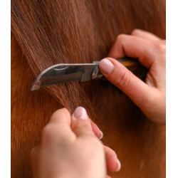 Cuchilla plegable para crin de caballo Waldhausen