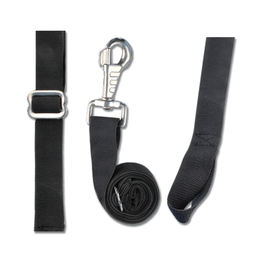 Correas de muslo Waldhausen elásticas ajustables Negro