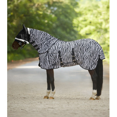 Camisa antimoscas para caballo diseño cebra