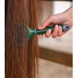 Cepillo para crines Waldhausen Synthetic Verde abeto