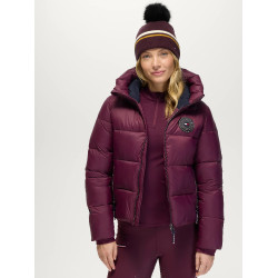 Gorro Dean Pom Pom Tommy Hilfiger Equestrian Burdeos intenso