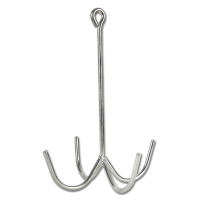 Ancla de 4 ramas Waldhausen de metal Gris Ancla de 4 ramas Waldhausen de metal Gris