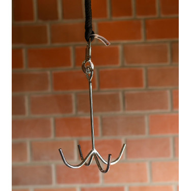 Ancla de 4 ramas Waldhausen de metal Gris