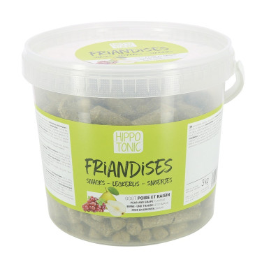 Golosas para caballos sabor pera y uva Hippotonic Golosas para caballos sabor pera y uva Hippotonic