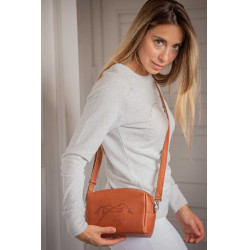 Bolso de cuero ecuestre Pénélope elegante Bolso de cuero ecuestre Pénélope elegante
