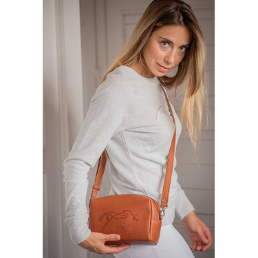 Bolso de cuero ecuestre Pénélope elegante Bolso de cuero ecuestre Pénélope elegante