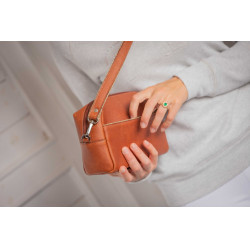 Bolso de cuero ecuestre Pénélope elegante Bolso de cuero ecuestre Pénélope elegante