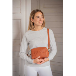 Bolso de cuero ecuestre Pénélope elegante Bolso de cuero ecuestre Pénélope elegante