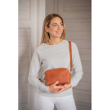 Bolso de cuero ecuestre Pénélope elegante Bolso de cuero ecuestre Pénélope elegante
