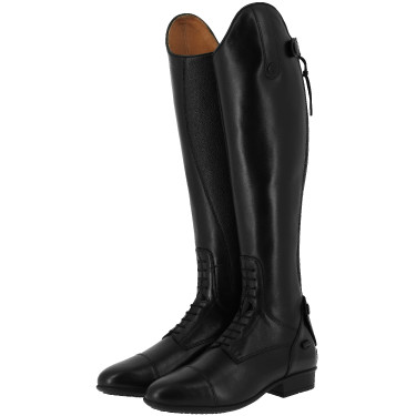 Botas de equitación de cuero con cordones Botas de equitación de cuero con cordones