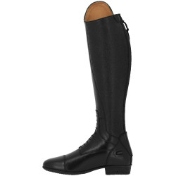 Botas de equitación de cuero con cordones Botas de equitación de cuero con cordones