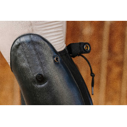 Botas de equitación de cuero con cordones Botas de equitación de cuero con cordones