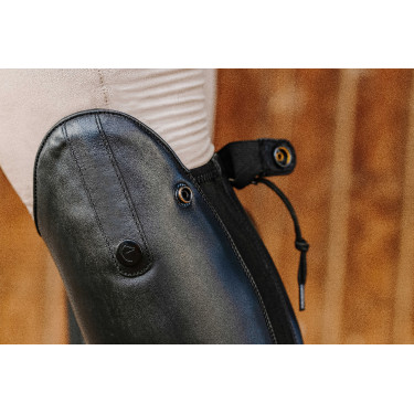 Botas de equitación de cuero con cordones Botas de equitación de cuero con cordones