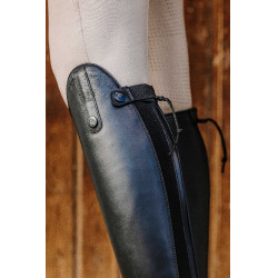 Botas de equitación de cuero con cordones Botas de equitación de cuero con cordones