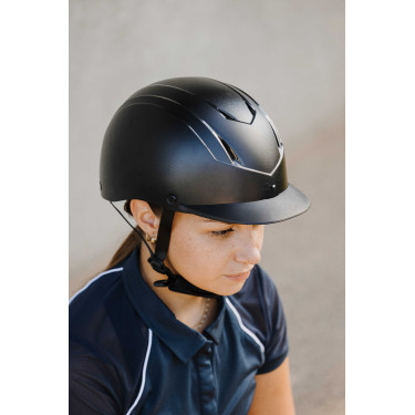 Casco Riding World Topy Negro mate