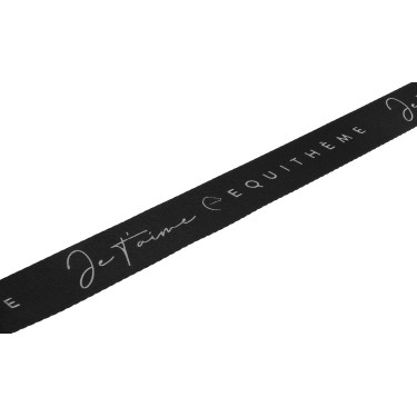 Bolso de bolos Je t'aime Equithème Negro