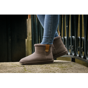 Botas forradas Pénélope Chocolate Marr&amp;amp;amp;oacute;n