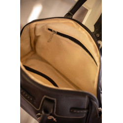 Bolso ecuestre pequeño Maëlys de cuero Pénélope