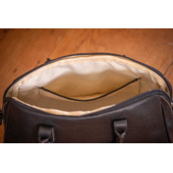 Bolso ecuestre pequeño Maëlys de cuero Pénélope