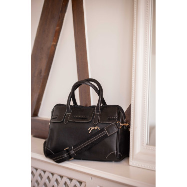 Bolso ecuestre pequeño Maëlys de cuero Pénélope