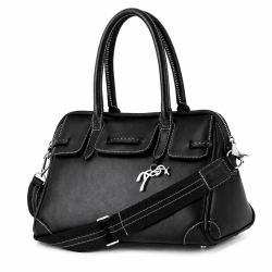 Bolso ecuestre pequeño Maëlys de cuero Pénélope