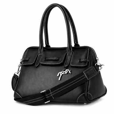 Bolso ecuestre pequeño Maëlys de cuero Pénélope
