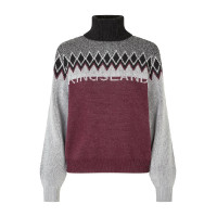 Jersey de punto con cuello alto para mujer KLMontez Kingsland