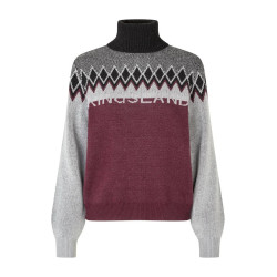 Jersey de punto con cuello alto para mujer KLMontez Kingsland
