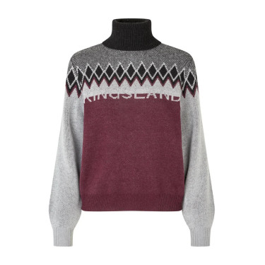 Jersey de punto con cuello alto para mujer KLMontez Kingsland