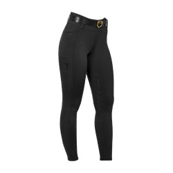 Leggings de niña de cintura alta con full grip y trabillas Equestro niño