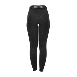 Leggings de niña de cintura alta con full grip y trabillas Equestro niño