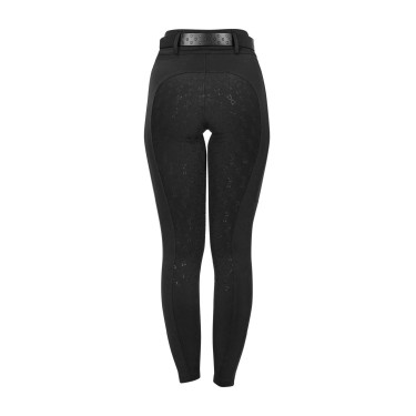 Leggings de niña de cintura alta con full grip y trabillas Equestro niño