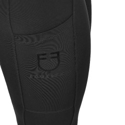Leggings de niña de cintura alta con full grip y trabillas Equestro niño