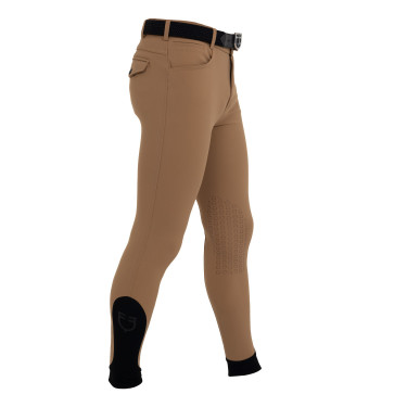 Pantalones de hombre slim fit con grip en la rodilla Equestro Pantalones de hombre slim fit con grip en la rodilla Equestro