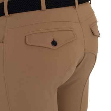 Pantalones de hombre slim fit con grip en la rodilla Equestro Pantalones de hombre slim fit con grip en la rodilla Equestro