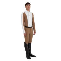 Pantalones de hombre slim fit con grip en la rodilla Equestro Pantalones de hombre slim fit con grip en la rodilla Equestro