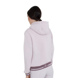 Sudadera de mujer con capucha y cremallera frontal Equestro