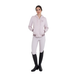 Sudadera de mujer con capucha y cremallera frontal Equestro