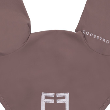 Capucha de tejido técnico con logotipo en contraste Equestro