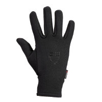 Guantes unisex Polartech Stretch Pro con forro polar Equestro Negro